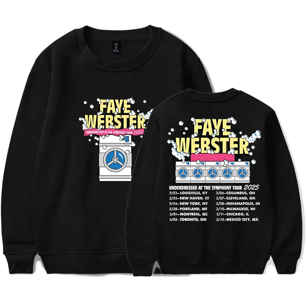 Faye Webster Underdressed at the Symphony Tour 2025 Merch Crewneck Sweatshirts Women Men Fashion Long Sleeve Tee