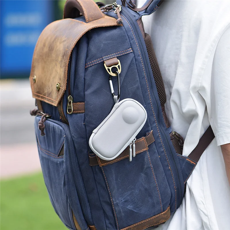 ABKI-жесткий чехол для переноски Insta360 ONE X2 X3, мини-корпус, защитная дорожная сумка, запасные части для экшн-камеры, серый цвет