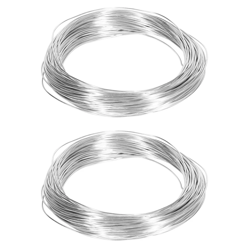 A96Q-2 Roll Of Aluminum Craft Wire Silver For Jewellery Craft, Modelling Making Armatures And Sculpture 2Mm X 55M