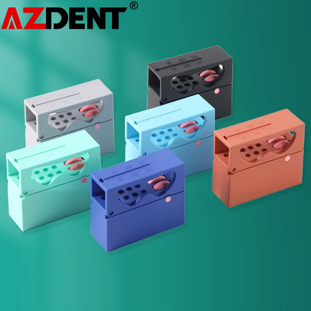 

1 шт., стоматологические эндофайлы AZDENT, дезинфекционная коробка, 10/20 отверстий, пластиковая коробка для стерилизации, держатель памяти, измерительный счетчик, автоклавируемый