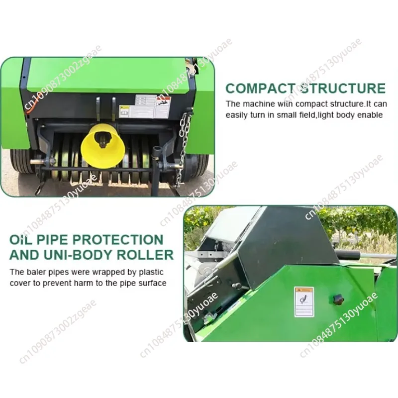 Packing alfalfa straw straw round hay  machine