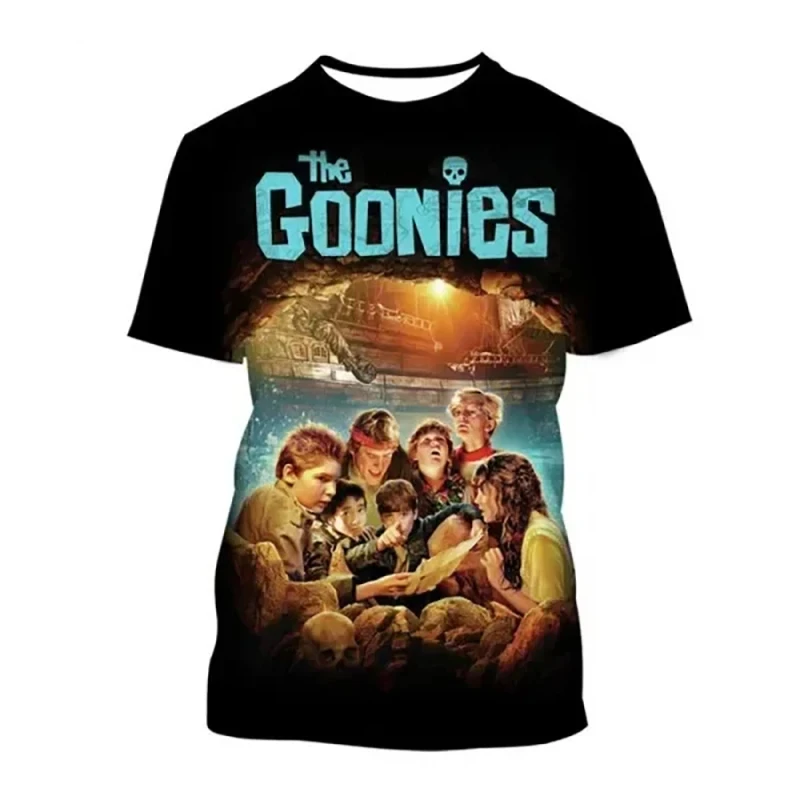 Summer T-Shirts The Goonies 3D Print Streetwear Men Women Casual Fashion Oversized Short Sleeve T Shirt Kids Tees Tops Clothing