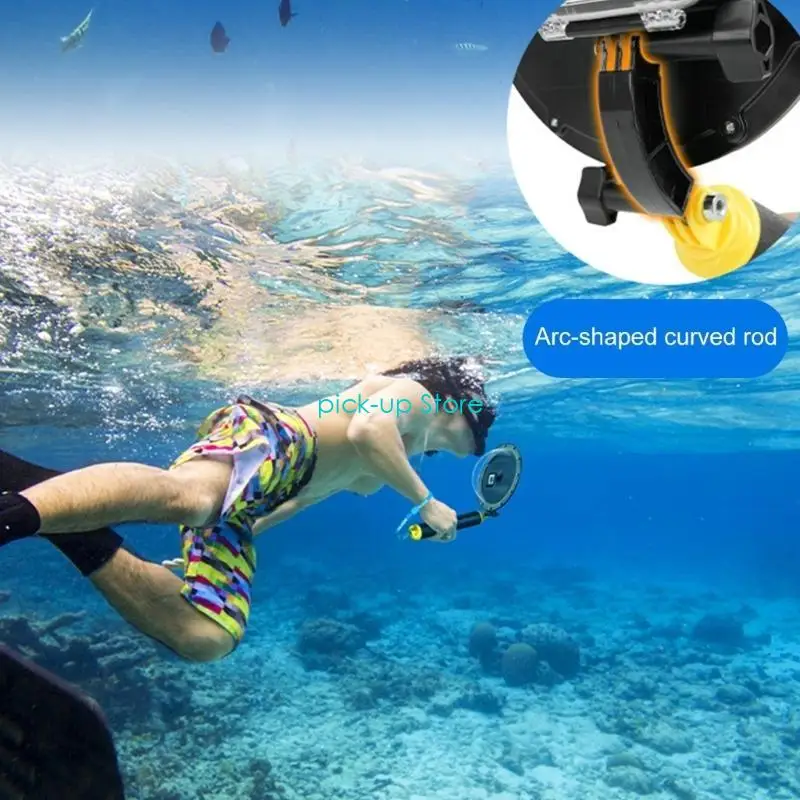 

Submersibles Dome Port With 1/4 Screw Mount For Action5/4/3 Cameras with AntiFog Inserts Diving Snorkeling Dive Gear