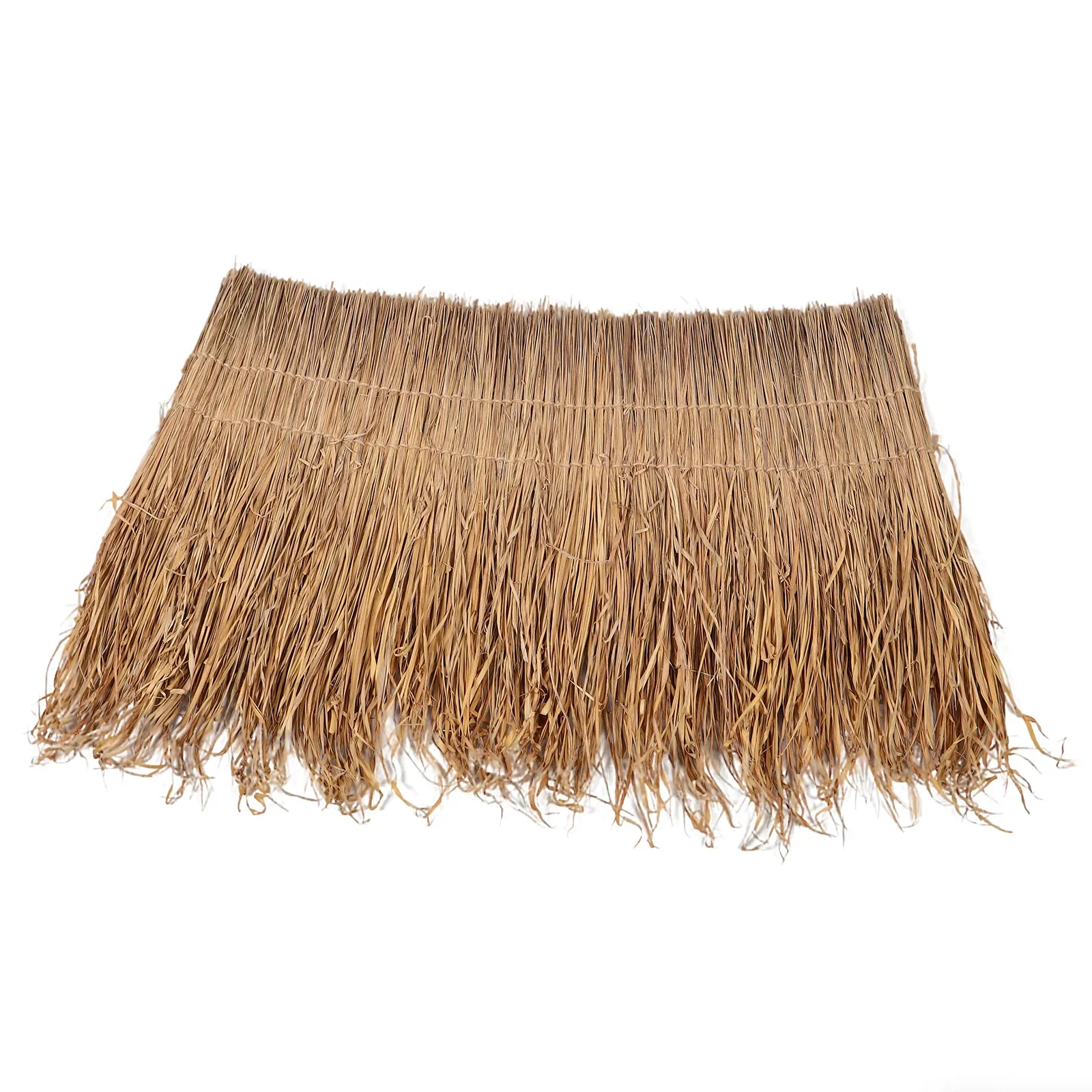 95CM Alapa Hut Grass Roof Thatch Roll Natural Thatch Roofing Straw Mats For Tiki Bar Outdoor Pavilion Texture Palapa Roofs Hut image 6