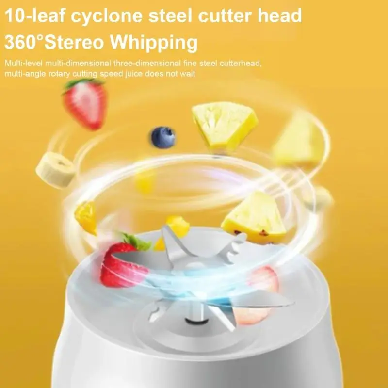 A0NC 450ML Cuicer Cup Portable Dececer Blenders Домохозяйственные фруктовые смесители Перезаряжаются