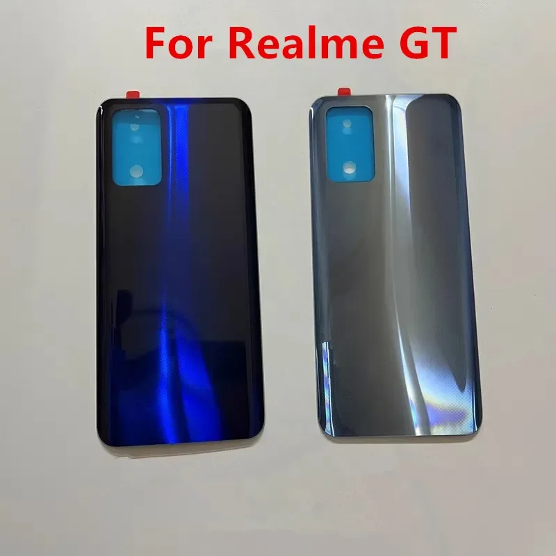 

GT корпус для Realme GT 5G 6,43 "ремонт стеклянной крышки аккумулятора, Замена задней крышки телефона, Задняя деталь + клей