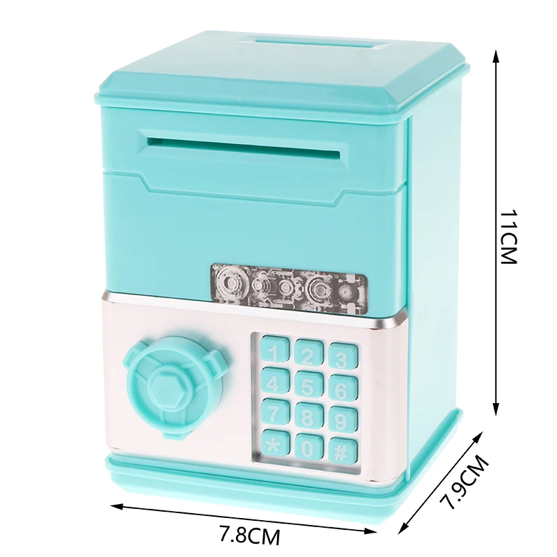 Tirelire pour enfants, mot de passe, Mini ATM, pièce de monnaie, jouet d'anniversaire pour enfants