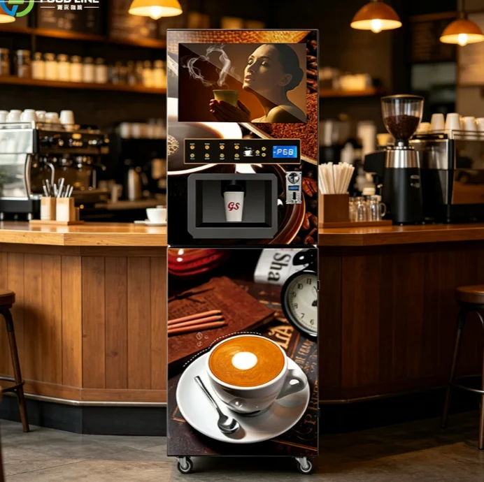 High Capacity Business Coffee Vending Machine Hot Chocolate Coffee Vending Machine