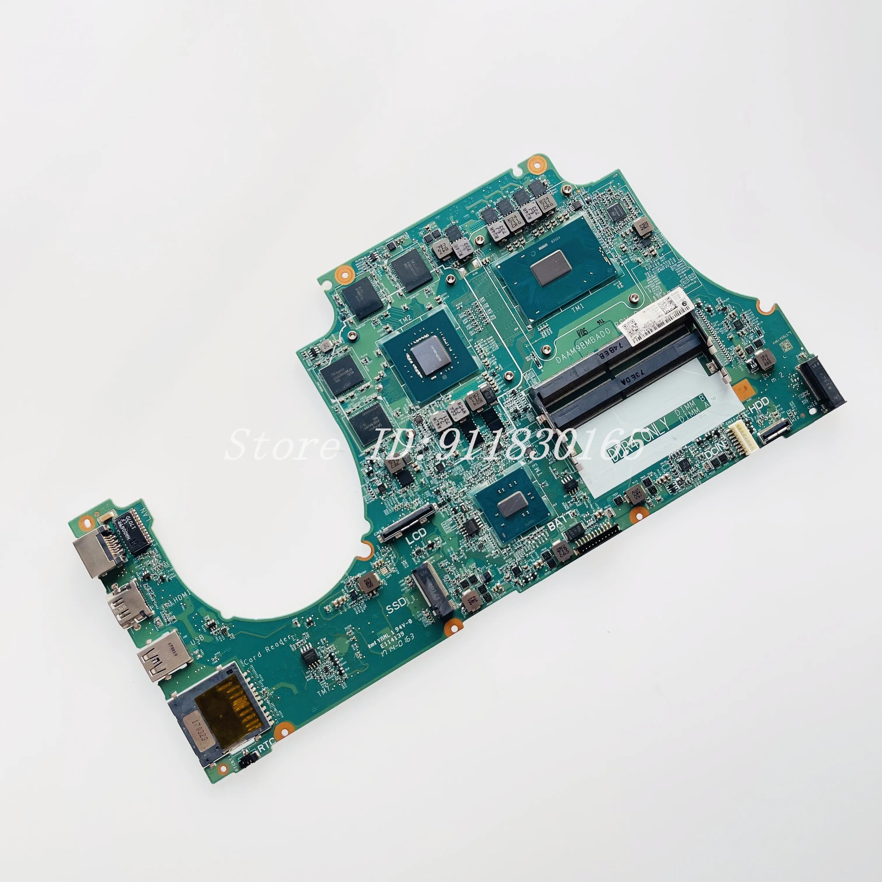 Imagem -05 - Placa-mãe do Portátil para Dell Inspiron 15 5577 Modelo: Am9b Hkgp2 Daam9bmbad0 Daam9bmba0 I57300hq I7-7700hq Gtx1050 4gb