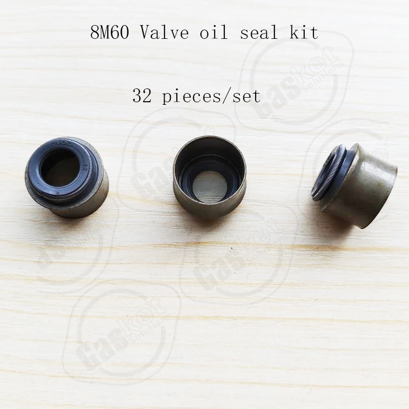 8DC7 8DC9 8DC10 6D40 10M20 10M21 6M70 8M20 8M22 8M21 8M60 Valve Oil Seal Sets Seal set For Mitsubishi Engine Valve Stem Parts