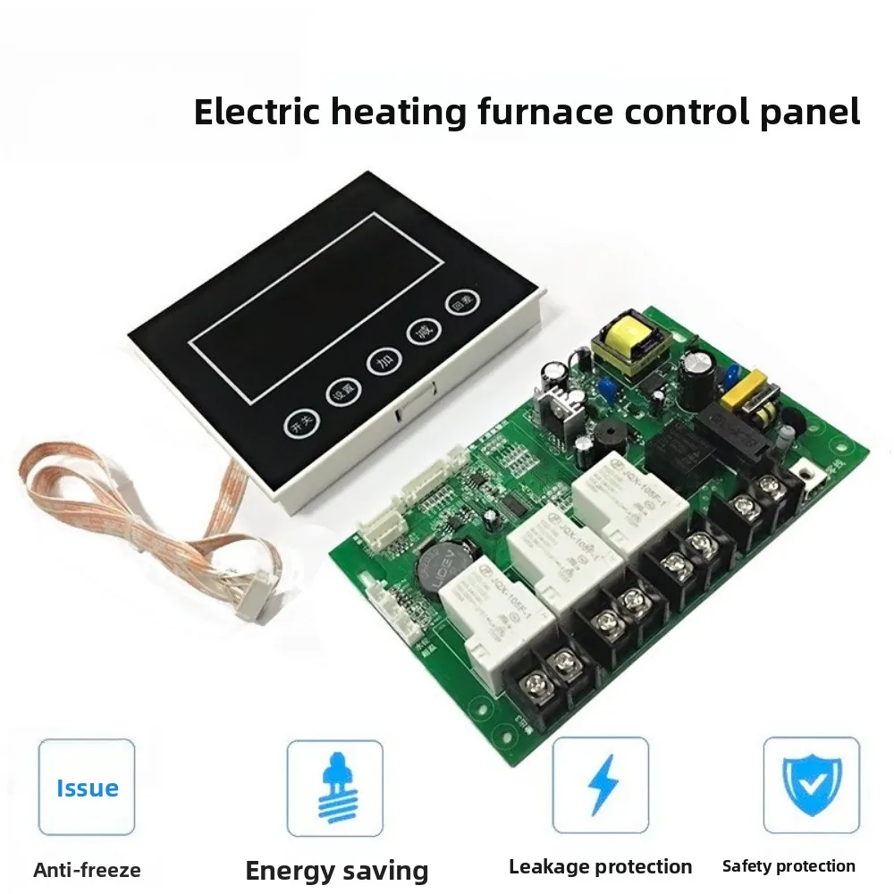 Electric Heating Boiler Thermostat, Smart Touch Temperature Control Panel For Household Heating System Temperature Controller