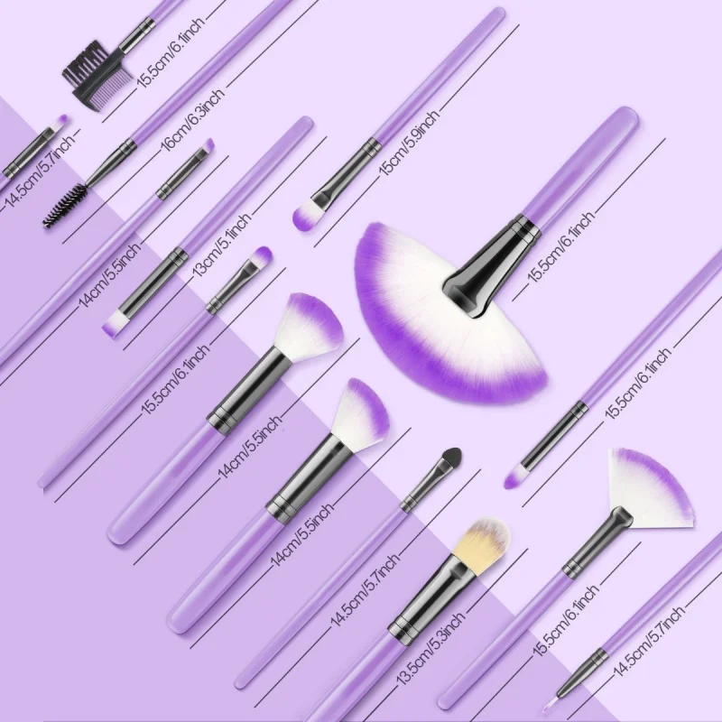 Pennelli per trucco, 32 pezzi Set di pennelli per trucco professionale Pennelli per cosmetici Fondotinta Correttore in polvere Kit di pennelli per trucco viso occhi