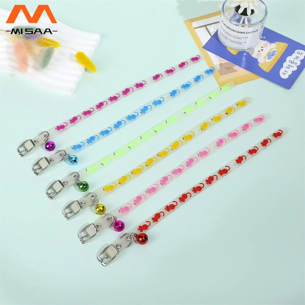 Luminous Cat Collar Comfortable To Wear Size Adjustable Fluorescent Comfortable Pet Luminous Necklace Luminous Cat Necklace