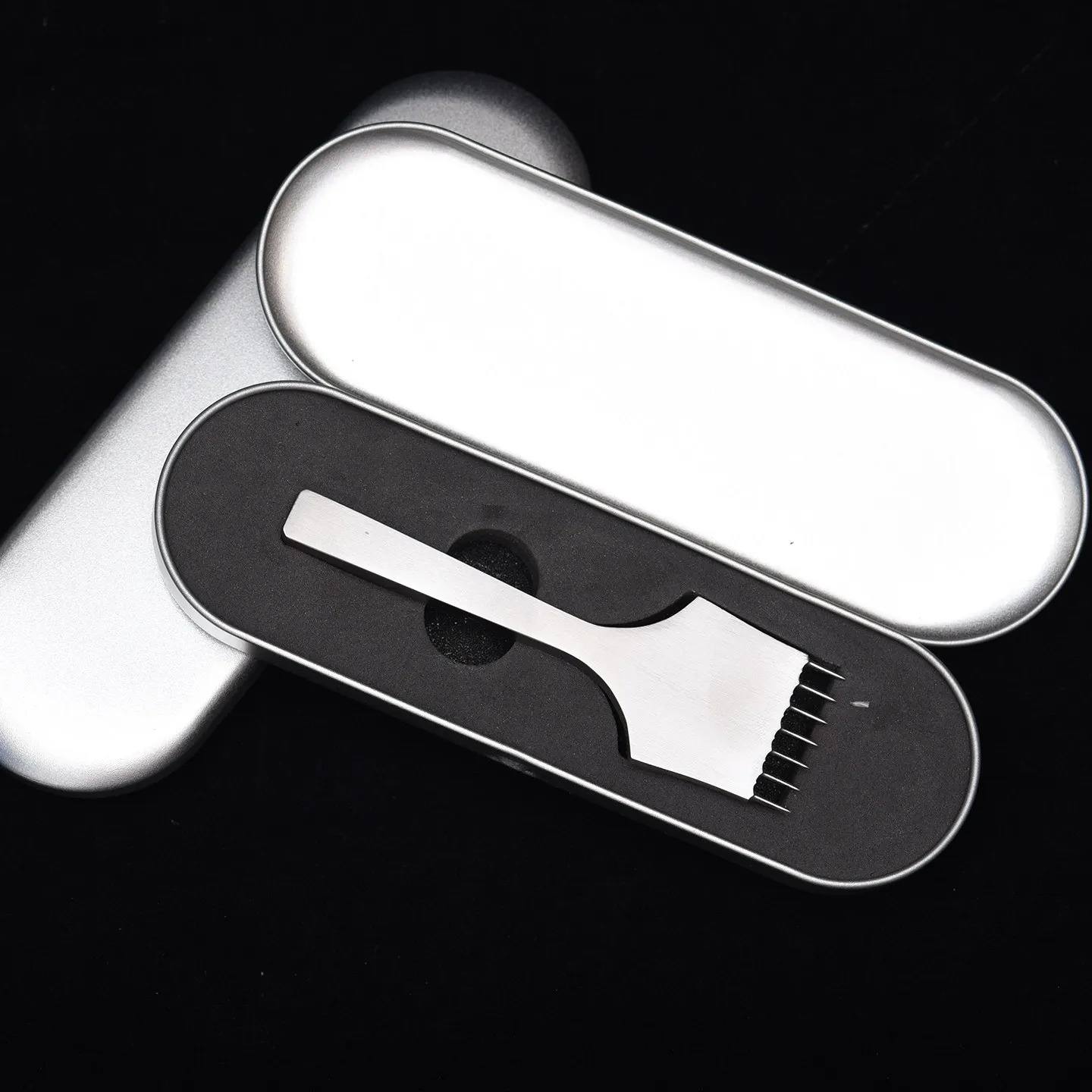 Handmade Leather Goods DIY Round Hole Flanging Flat Needle Cross Integrated Teeth Polishing Without Burrs Round Cutting