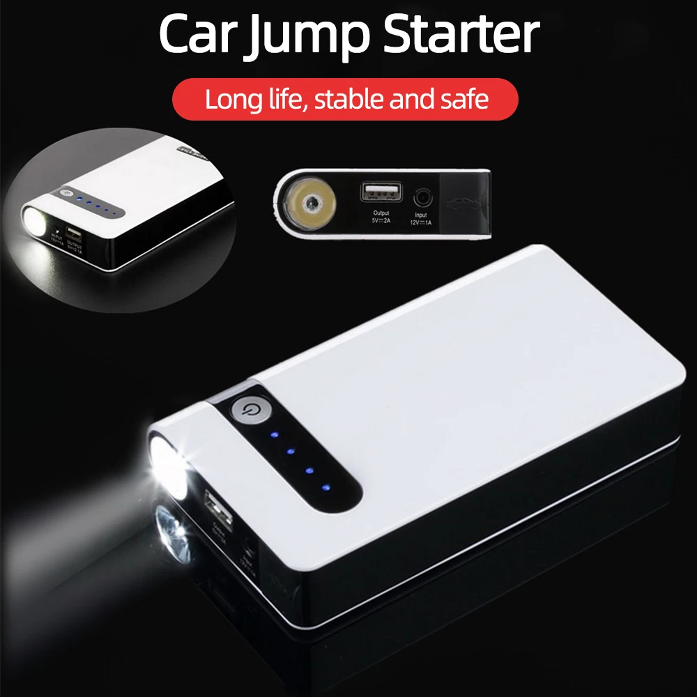 12V  Mini Multifunction Portable Power Bank Charger Mobile Device Laptop Auto Engine Emergency Battery Pack Car Jump Starter