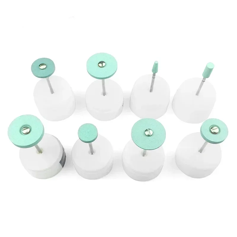 5PCS Ceramic Diamond Polishing Head Dental Lab Ceramic Diamond Grinder Zirconia Porcelain Polish