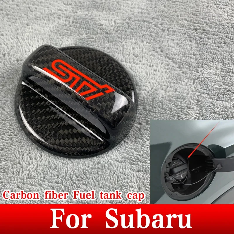 

Carbon Fiber Fuel Tank Inne Cap For Subaru BRZ Forest Man Aohu XV Winged Leopard WRX STI Fuel Cap 2014-2022