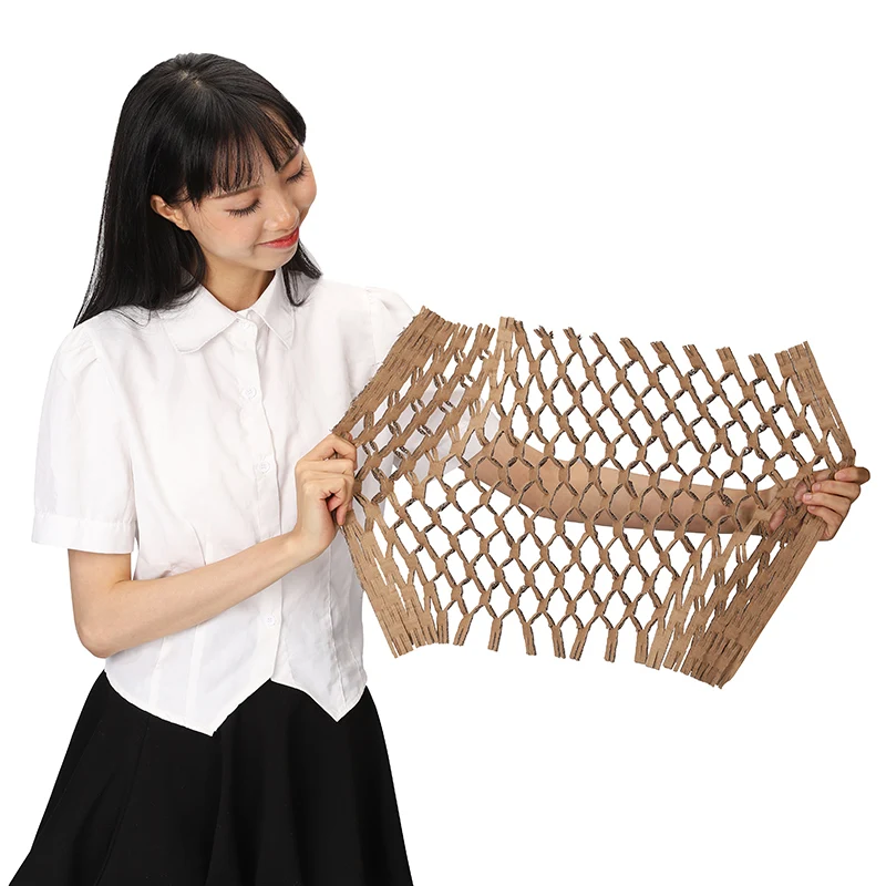 Mini Desktop Kraft Paper Expanding Pad Electric Card Board Small Size Shredder Carton Cutting Machine