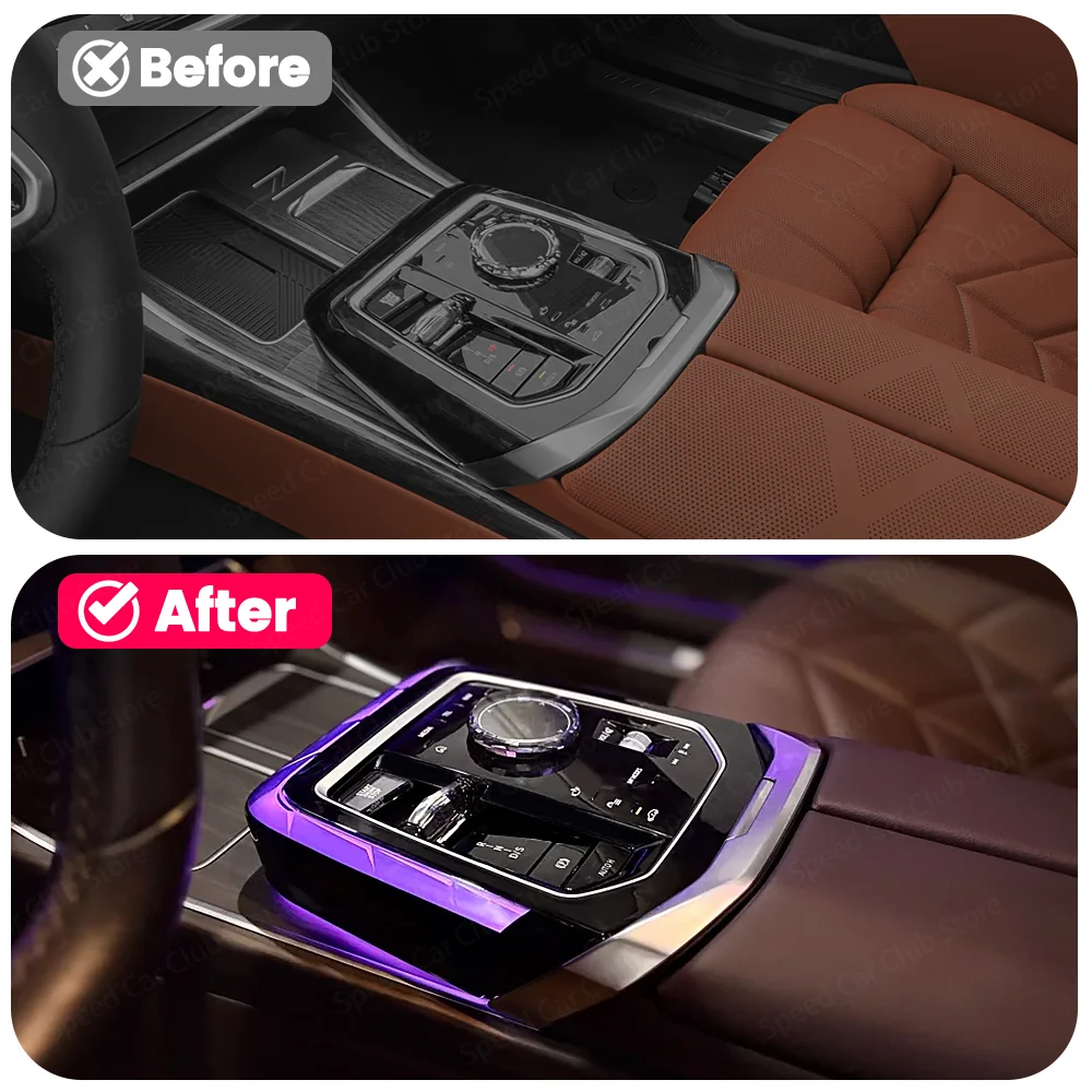 LED Center Crystal Saddle Lamp for BMW New 7 Series I7 G70 2023-2026 Interior Lighting Upgrade Decorative Light
