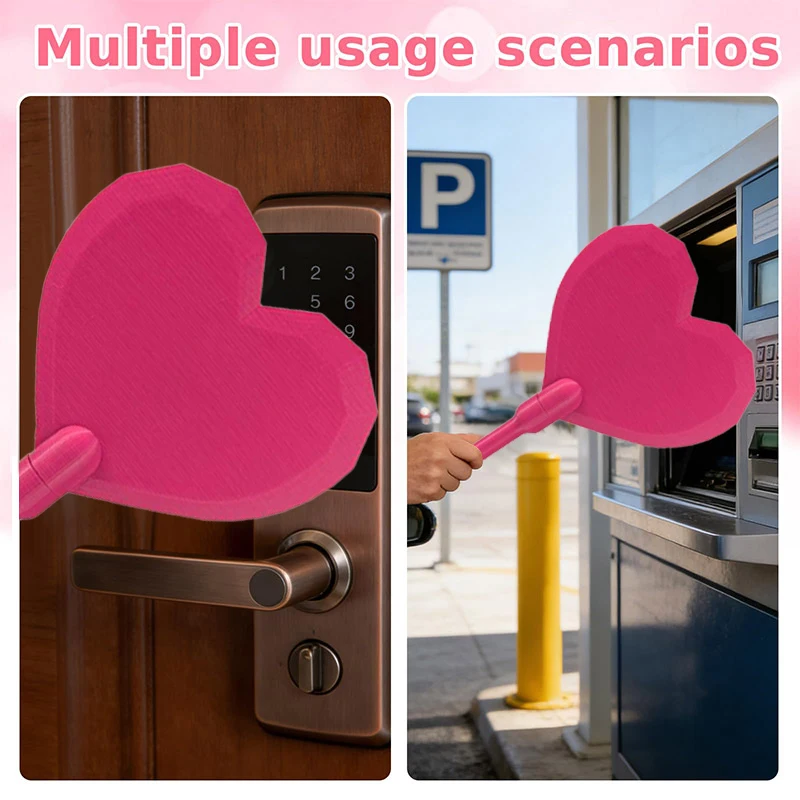 2026 Fun Heart-shaped Contactless Payment Magic Wand Easy To Carry Digital Payment For Convenient Checkout Adding Payment Fun