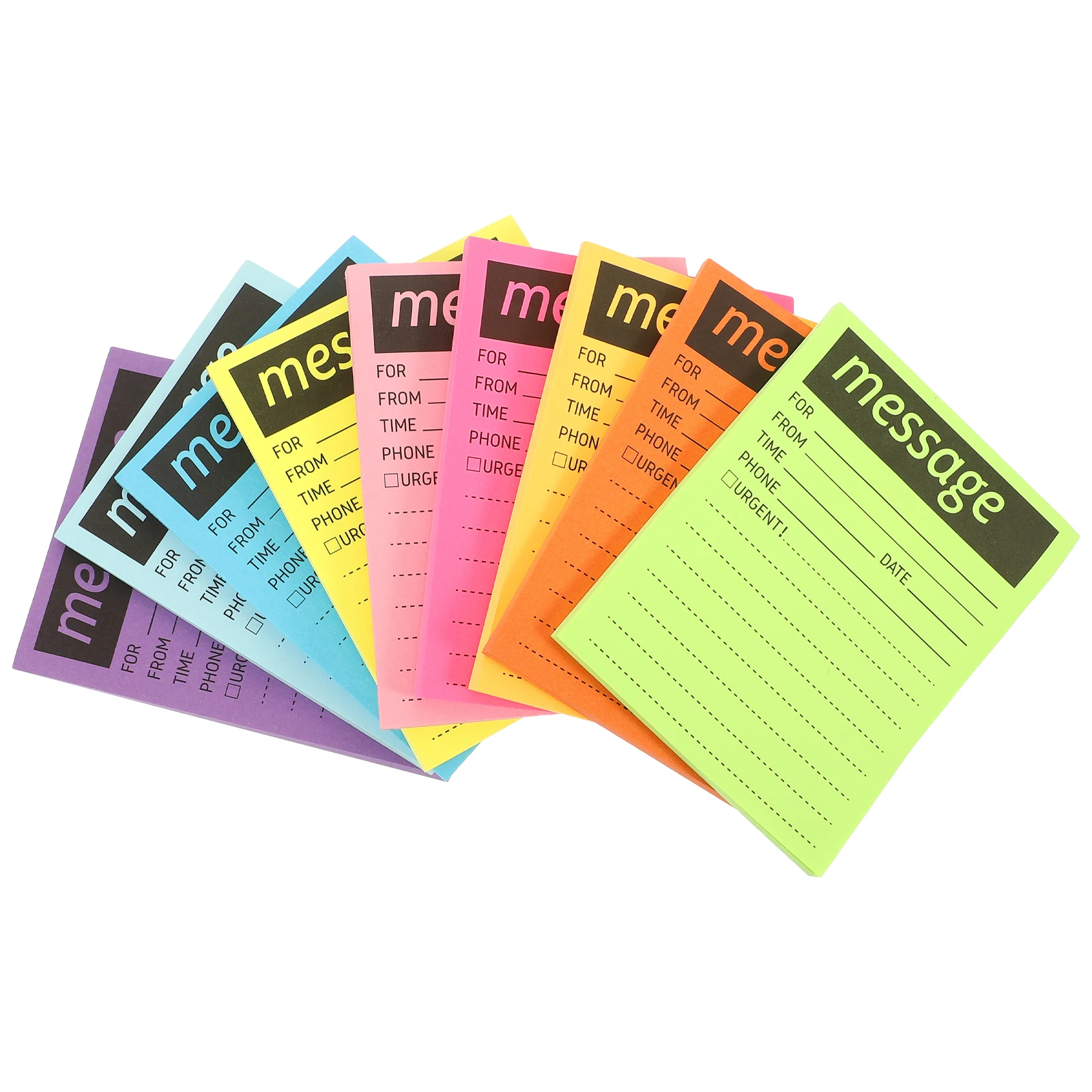 

9 Books Cute Color Notepad Office Pads for Paper Self-stick Stationery Memo Sticker
