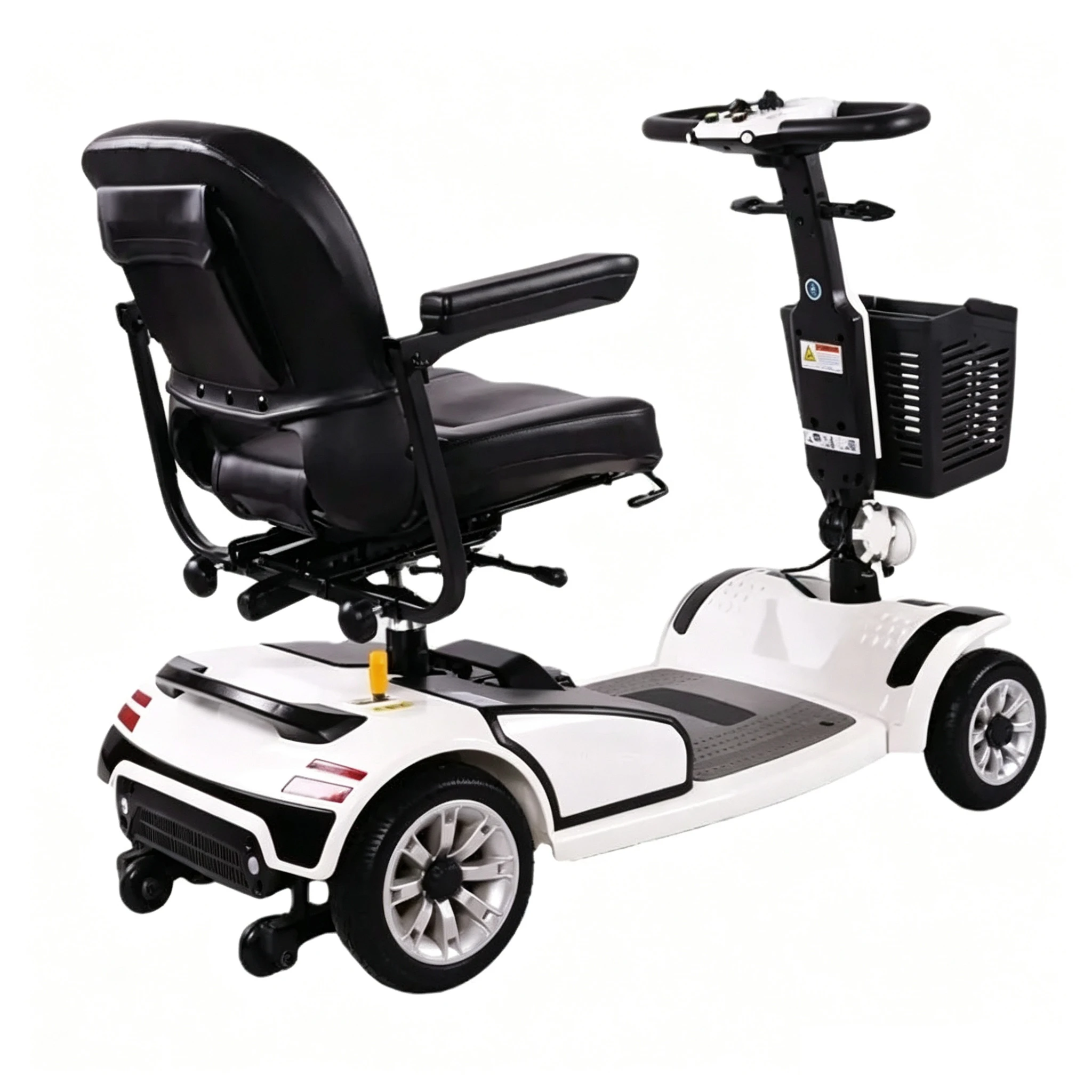 Lightweight Foldable Detachable Electric Mobility Scooter for Elderly & Disabled People, Factory Direct Rollator Walking Aids