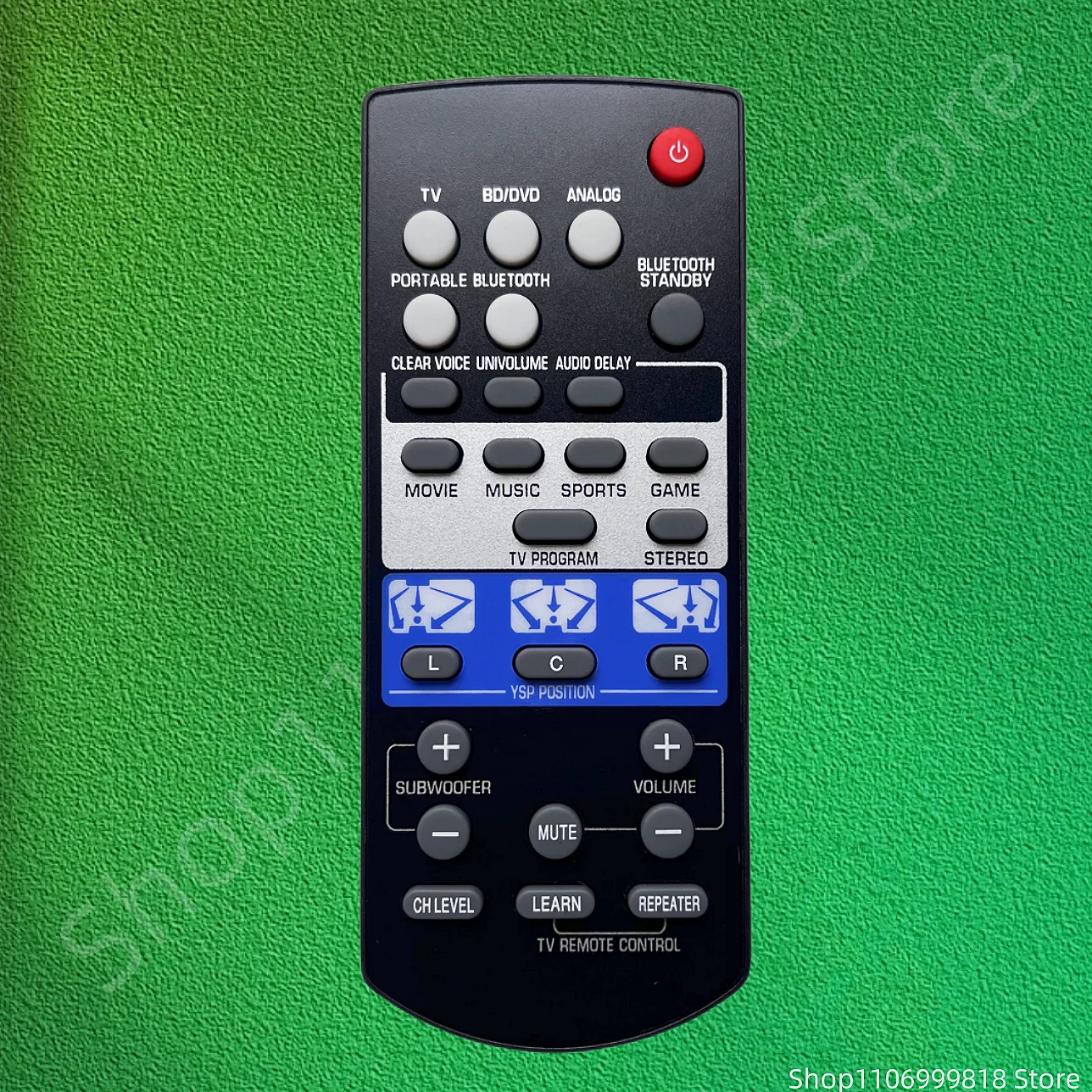 FSR80 ZG80760 Replace Remote Control fit for Yamaha Digital Sound Projector YSP-1400 YSP-1400BL Speaker System