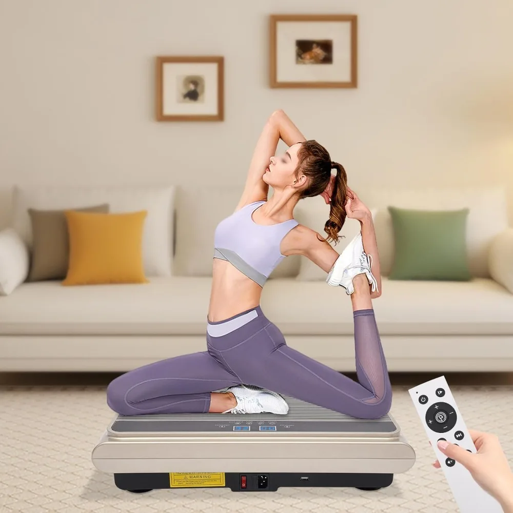 

Vibration Plate Exercise Machine Lymphatic Whole Body Workout Vibration Fitness Platform Home Weight Loss Recovery Machine