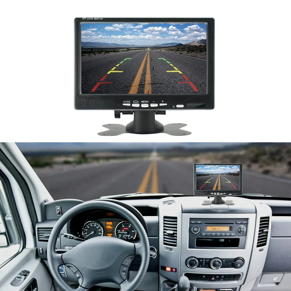 BINWEI-cámara de visión trasera para coche, luz de freno, Monitor de 7 pulgadas, 170 °, para mercedes-benz Sprinter W906 | Volkswagen Crafter