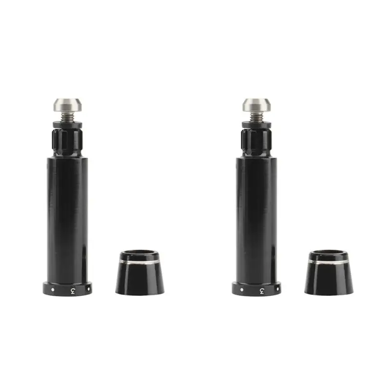A64T 2 Pcs for Golf Shaft Adapter Sleeve .335 Tip Compatible for Epon Driver Aluminum Alloy Black