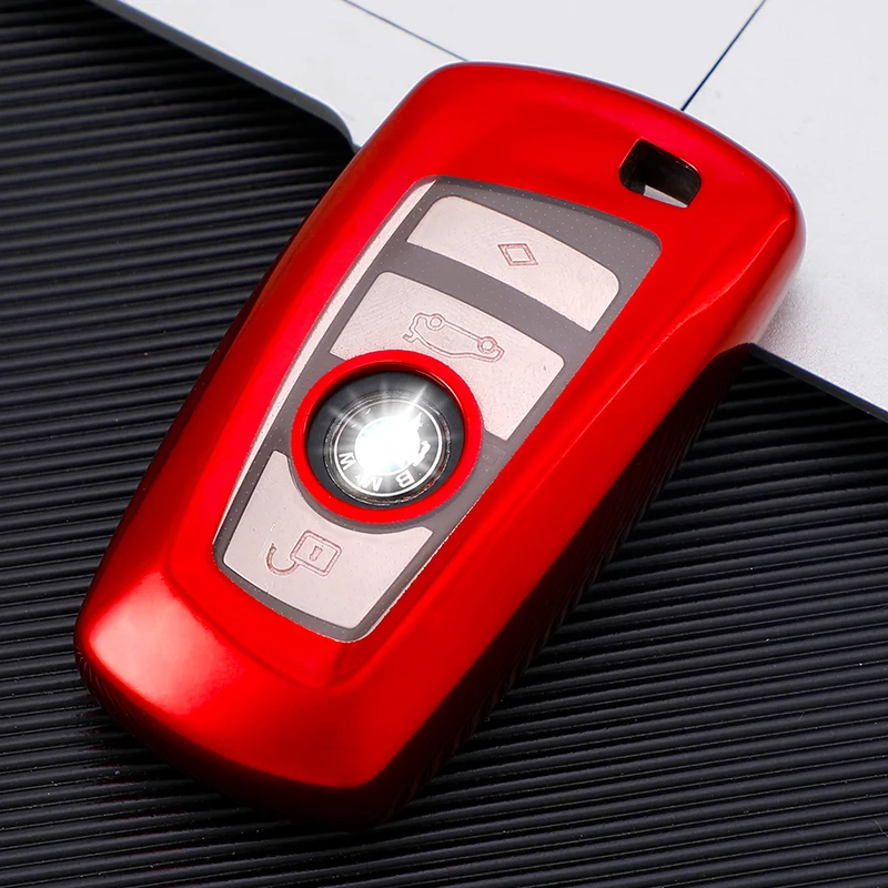 

TPU Car Key Case Compatible with BMW 1 Series, 3 Series, 4 Series, 5 Series, GT6 Series, 7 Series, 530