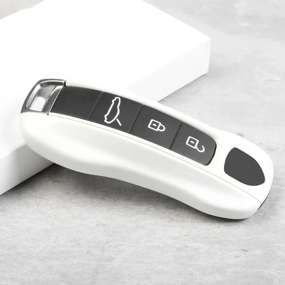 Car Smart Remote Key Case Cover Fob Shell For Porsche Panamera Spyder Carrera Macan Boxster Cayman Cayenne 911 970 981 991