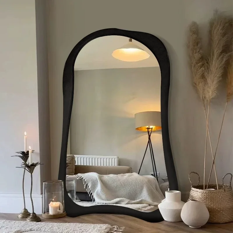 c2+ special-shaped floor-to-ceiling mirror home wall retro irregular full-body mirror medieval wall-mounted home full-length