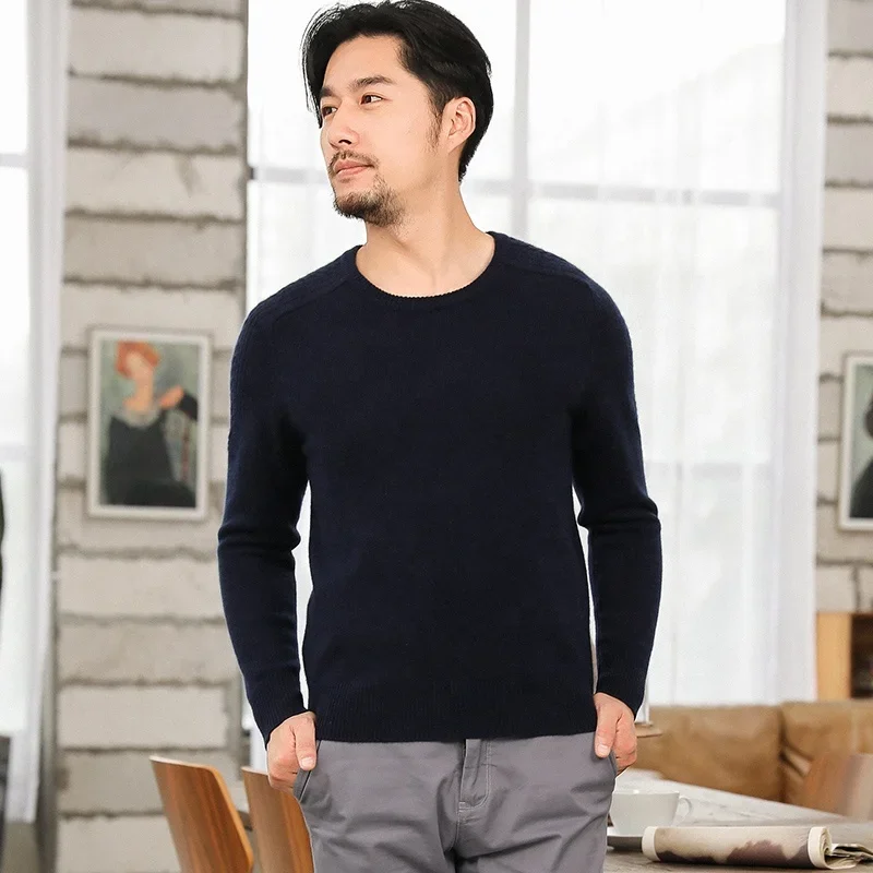 Hot selling 100% cashmere mens sweater