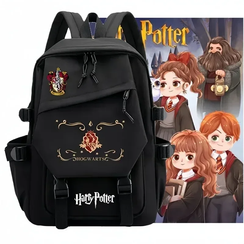 Hogwarts Badge Backpacks Anime Harry A Potter School Bags For Teenager Portable Laptop Bags Large Capacity Travel Backpack Bags