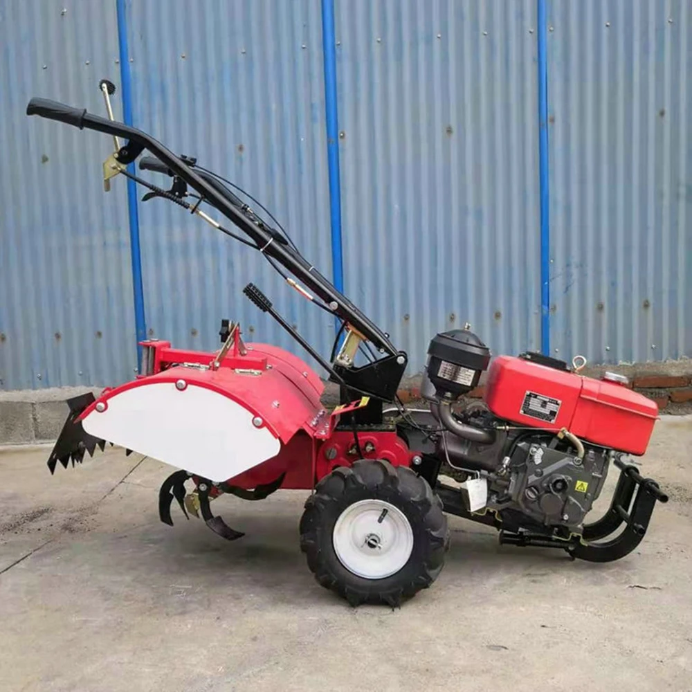 آلة إزالة الأعشاب الصغيرة آلة المزارع الصغيرة 7HP GT212 آلة حراثة الحديقة المزارع