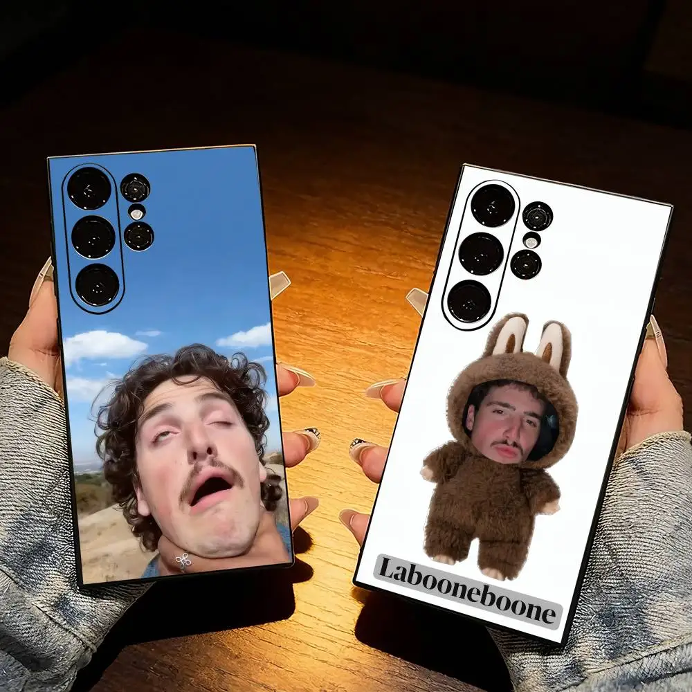 MemeS Of B-Boone Funny Printing Phone Case For Samsung S25,S24,S21,S22,S23,S20,Ultra,S26,Plus,Fe,Note,5G Black Cover