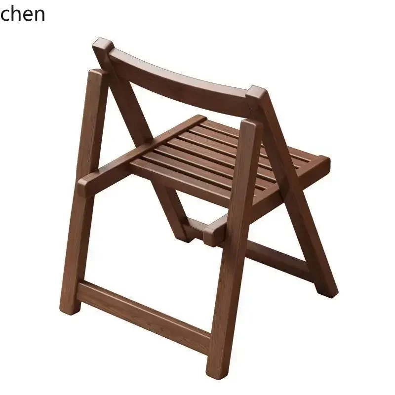 PYH Vintage Simple Wooden Small Dining Table and Chairs Home Study Desk Chair Leisure Backrest