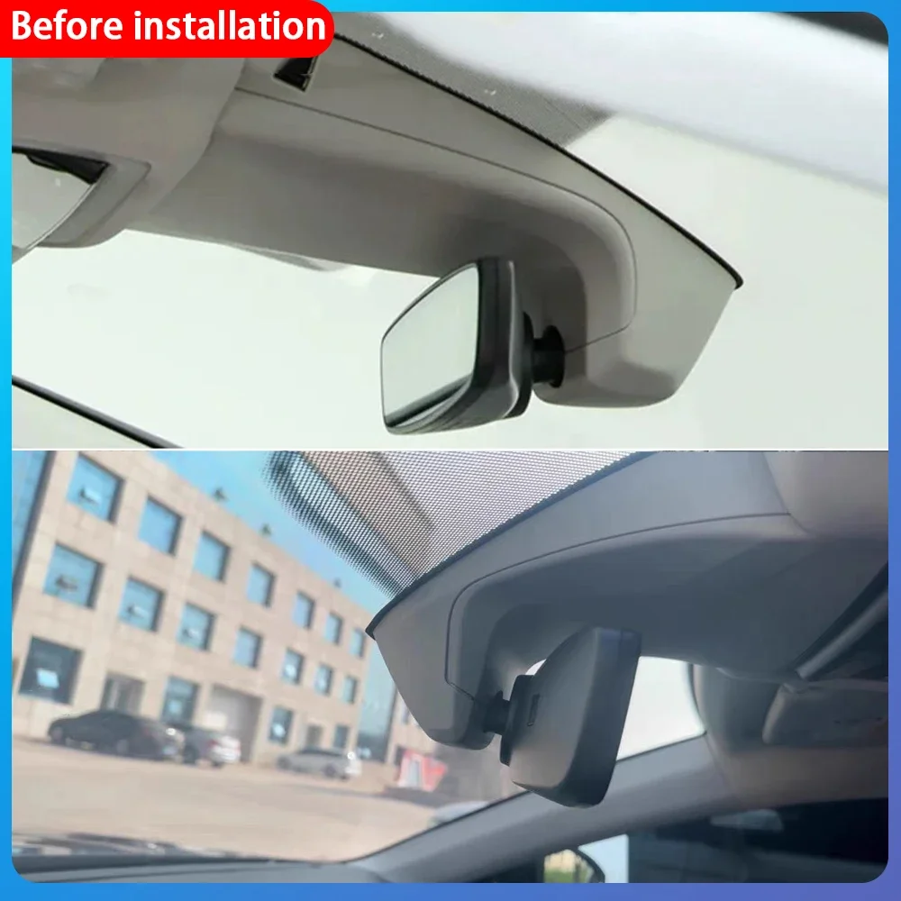 كاميرا Wiifi 4K Dash لسيارة Volkswagen VW ID.7 ID7 ID 7 2023 2024 2025 DVR كاميرا خلفية أمامية التوصيل والتشغيل مسجل فيديو للرؤية الليلية #2