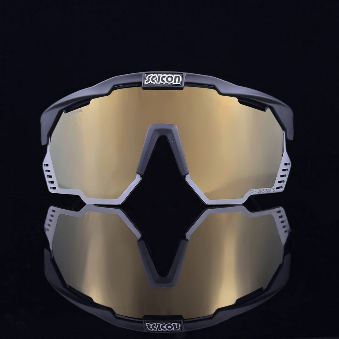 SCICON Photochrome Fahrradbrille MTB Reit- und Skating-Sonnenbrille UV400 Angelbrille für Männer und Frauen Fahrrad-Brillen – Detail 5