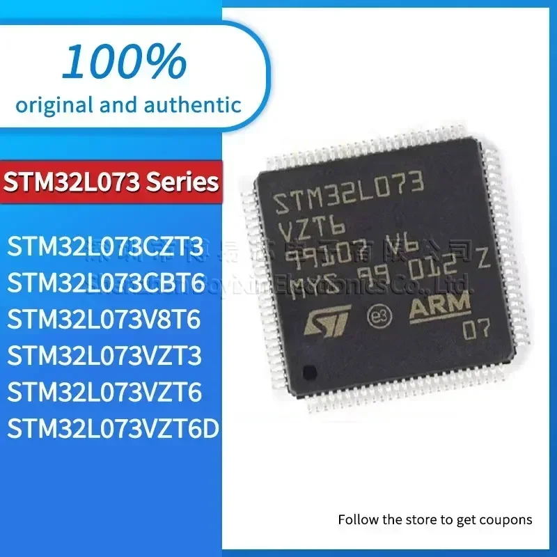 

STM32L073CZT3 STM32L073CBT6 STM32L073V8T6 STM32L073VZT3 STM32L073VZT6 STM32L073VZT6D Black casing