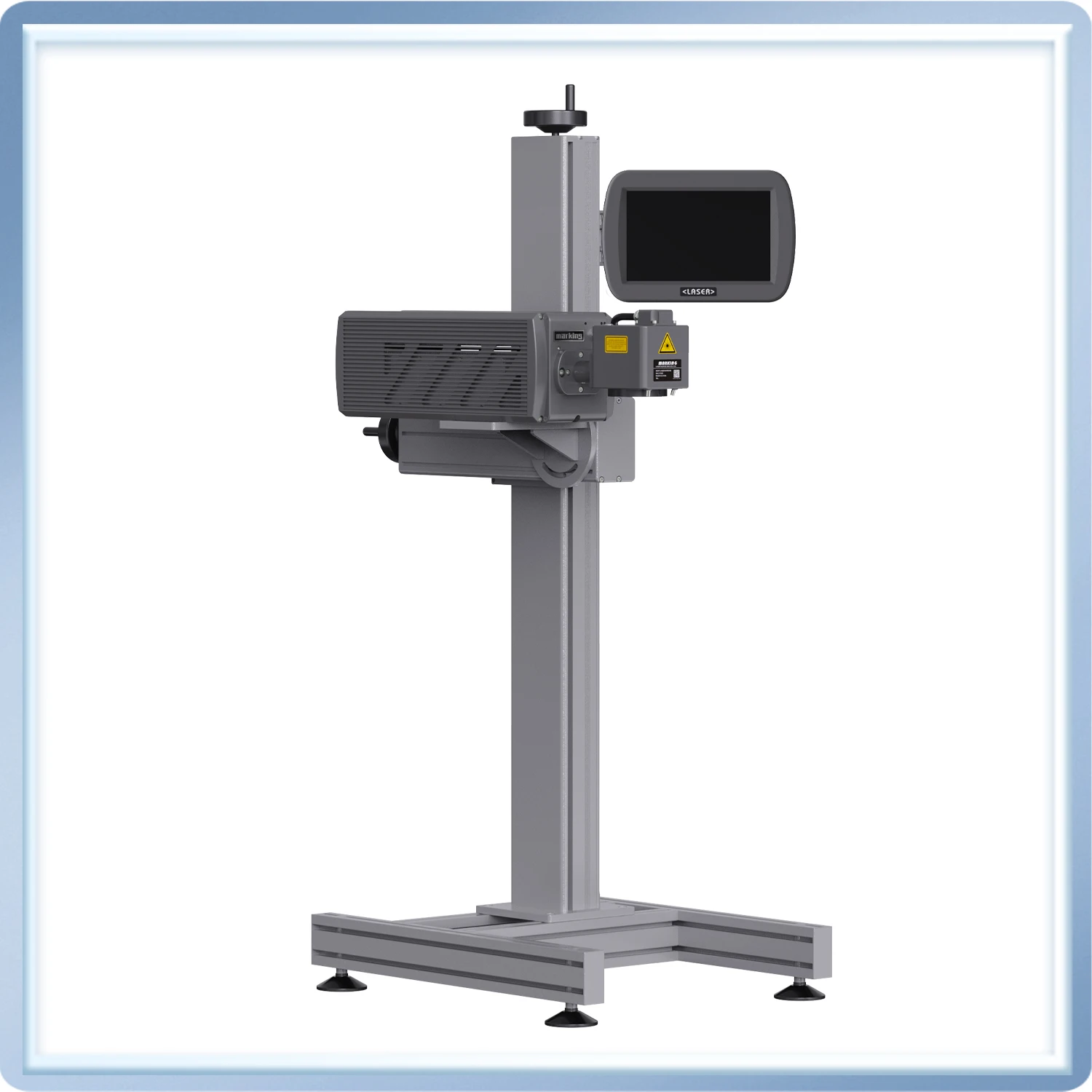 DCODE PL4 CO2 Machine de marquage Laser volant Machine de gravure Laser imprimante Laser 3D pour sac en tissu de composants électroniques en plastique