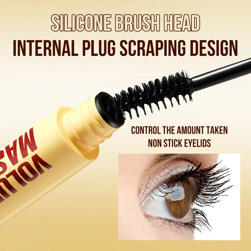 Life Girls スリムボリュームマスカラ ウォータープルーフ 長持ちマスカラ ワンブラシでカール アイメイク