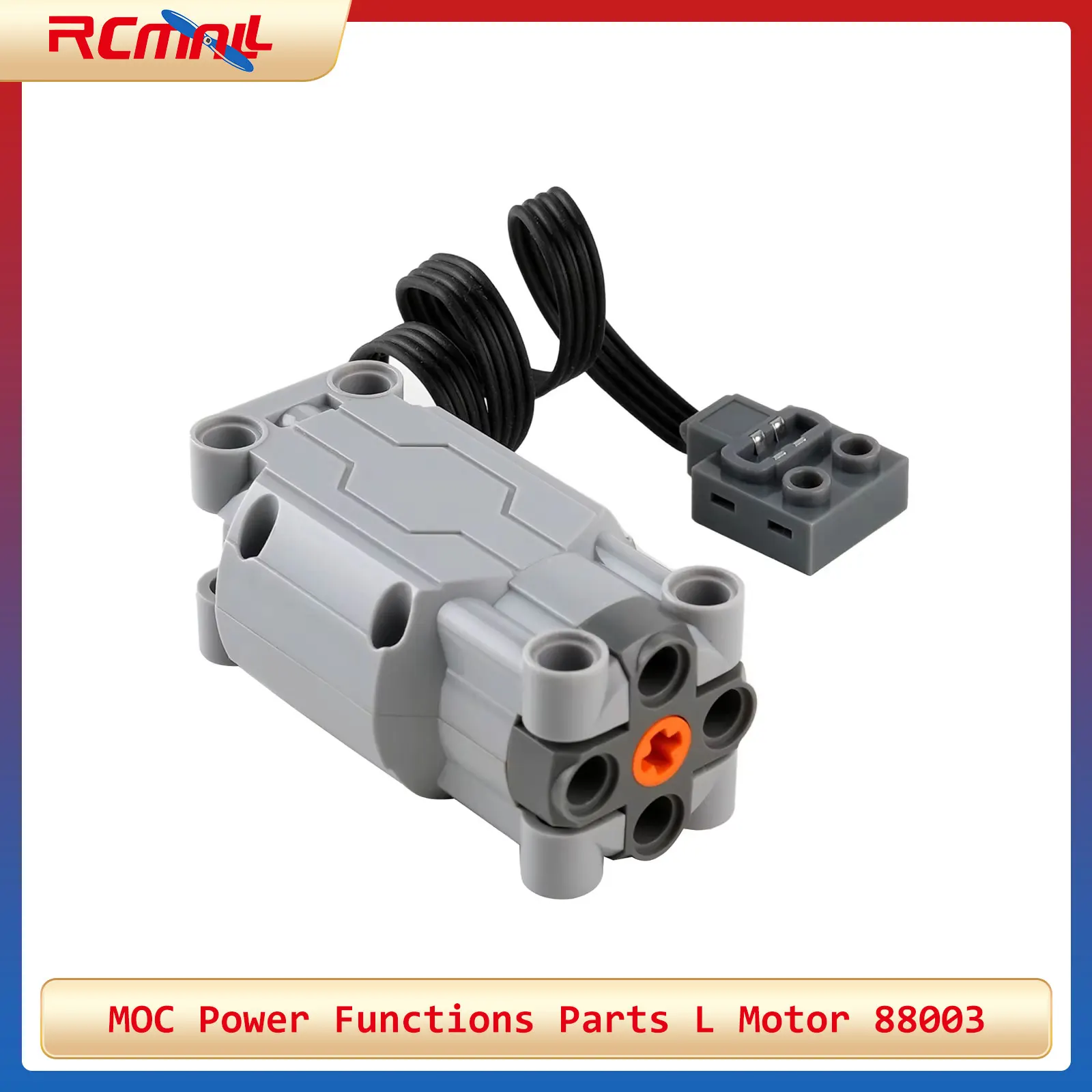 Piezas de funciones de potencia MOC L Motor 88003, bloques de construcción de Motor mejorados, modificación de energía de ladrillos técnicos para niños, juguetes, regalos