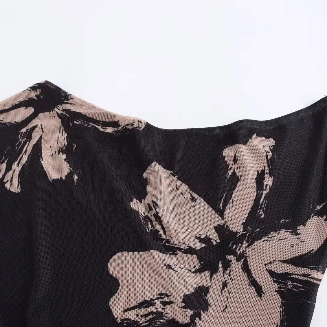 Faionable imprimé coupe ajustée robe pour les femmes printemps été automne décontracté Sle français Ele t-shirt quart Sve Dr