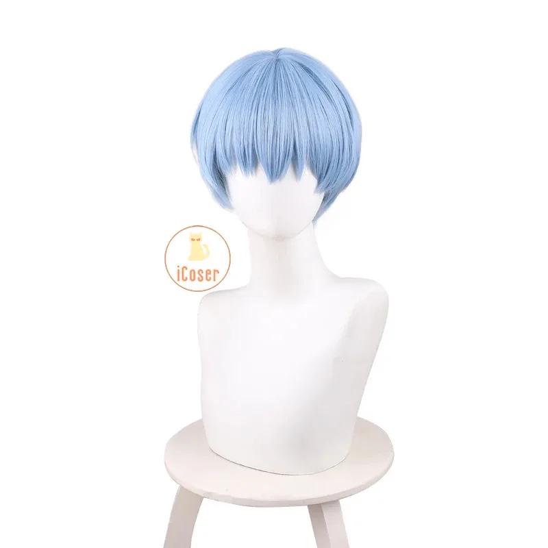 

Himmel Косплей Парик Аниме Frieren Beyond Journey's End Синие Короткие Волосы Хэллоуин Вечеринка для Мужчин Женщин Реквизит для Ролевых Игр k;3,c'5.b;8'