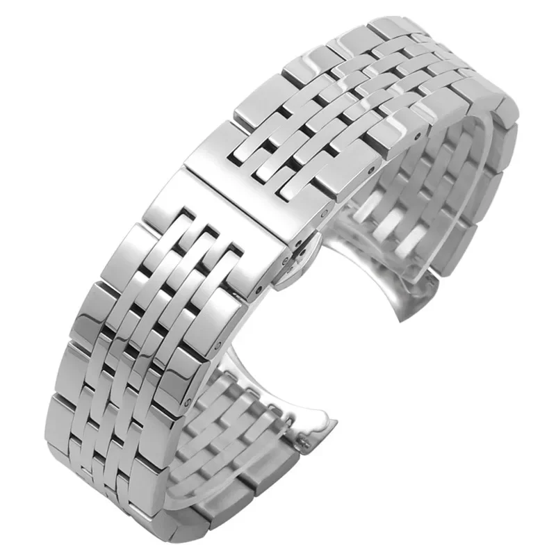 Watch Band For Tissot 1853 Watch Band Steel Band T41 T006/T099/T085 stainless steel Watch Chain for Men and Women 20 21 22mm