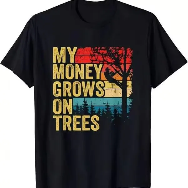 Tree Climbing Mens Tree Climber Vintage Retro Gift Unisex T-Shirt Camisetas