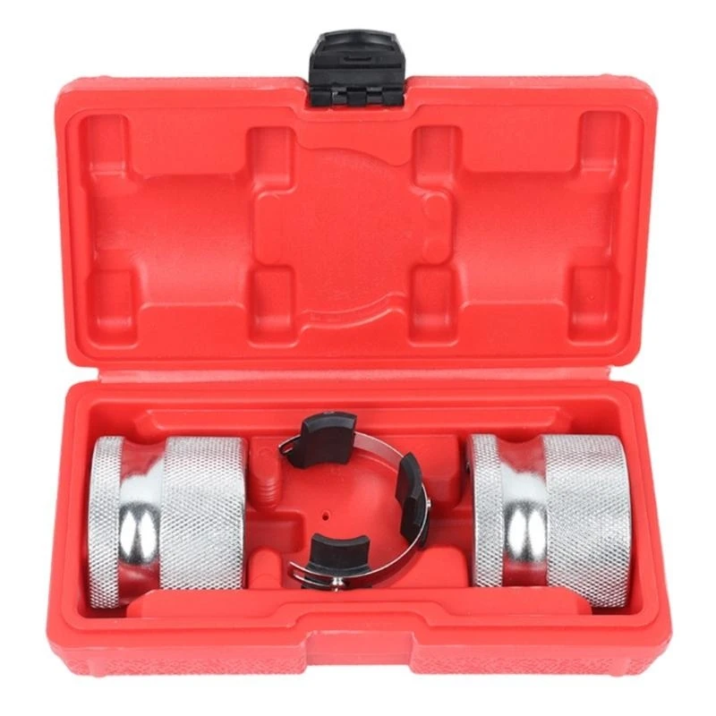 

H58F Motorcycle Fork Seal Driver Tool Set Motorcycle Accessories Adjustable Portable with Storage Box 35mm-50mm