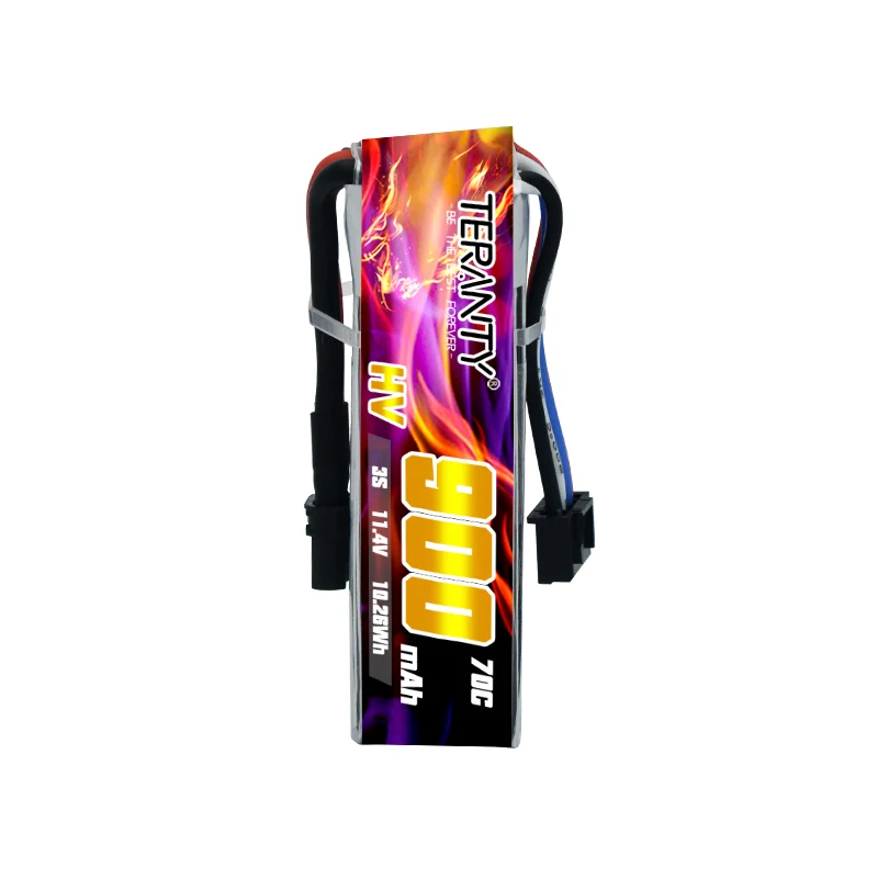 3Pcs Max 140C 11.4V 900mAh Lipo Battery HV indoor time travel drone FPV Tinyhawk long endurance TREANTY 3S Rechargeable battery